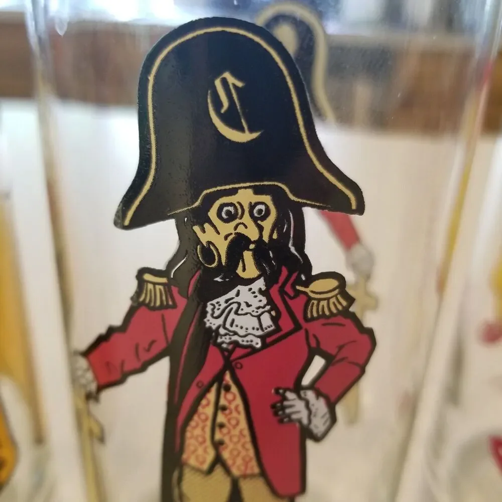 McDonald’s McDonaldland Glasses 1977 Libbey Complete Set of 6 Vintage